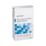 McKesson Skin Closure Strip 1/4 X 1-1/2 Inch Nonwoven Material Reinforced Strip White (876307_BX) 50/BX