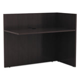 Alera® Alera Valencia Reversible Reception Return, 44.13w x 23.63d x 41.5h, Espresso (ALEVA324424ES) Each