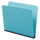 Pendaflex® Pressboard Expanding File Folders, Straight Tabs, Letter Size, 1" Expansion, Blue, 25/Box (PFX9200) Box of 25