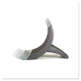 3M™ Vertical Notebook Computer Riser with Cable Management, 9" x 12" x 6.5" to 9.5", Black/Charcoal Gray, Supports 20 lbs (MMMLX550) Each