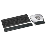 3M™ Antimicrobial Gel Large Mouse Pad with Wrist Rest, 9.25 x 8.75, Black (MMMMW310LE)