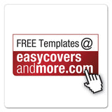 Cardinal® Performer ClearVue Slant-D Ring Binder, 3 Rings, 2" Capacity, 11 x 8.5, Black (CRD17501) Each