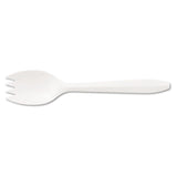 Mediumweight Polypropylene Cutlery, Spork, White, 1000/Carton (BWKSPORK) Case of 1000