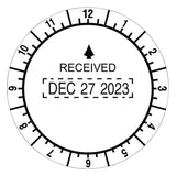 Trodat® Time and Date Received Round Stamp, Conventional, 2" Diameter (USST2910) Each