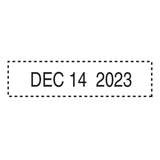 Trodat® Professional Date Stamp, Self-Inking, 1.63" x 0.38", Black (USST5030) Each