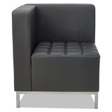 Alera® Alera QUB Series Corner Sectional, 26.38w x 26.38d x 30.5h, Black (ALEQB8016) Each