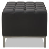 Alera® Alera QUB Series Ottoman, 26.38w x 21.5d x 17.5h, Black (ALEQB8216) Each