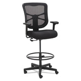 Alera® Alera Elusion Series Mesh Stool, Supports Up to 275 lb, 22.6" to 31.6" Seat Height, Black (ALEEL4614) Each
