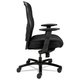 HON® Wave Mesh Big and Tall Chair, Supports Up to 450 lb, 19.25" to 22.25" Seat Height, Black (BSXVL705VM10) Each
