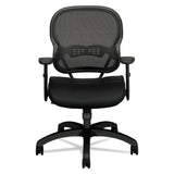 HON® Wave Mesh Mid-Back Task Chair, Supports Up to 250 lb, 18" to 22.25" Seat Height, Black (BSXVL712MM10) Each