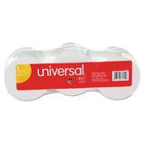 Universal® Impact and Inkjet Print Bond Paper Rolls, 0.5" Core, 2.25" x 150 ft, White, 3/Pack (UNV35720) 3 Rolls