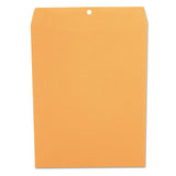 Universal® Kraft Clasp Envelope, 32 lb Bond Weight Kraft, #97, Square Flap, Clasp/Gummed Closure, 10 x 13, Brown Kraft, 100/Box (UNV44907) Pack of 100