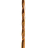 Brazos™ Twisted T-Handle Cane Wood 37 Inch Height Brown (1229018_EA) 1/EA
