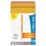 Paper Mate® Sharpwriter Mechanical Pencil Value Pack, 0.7 mm, HB (#2), Black Lead, Classic Yellow Barrel, 36/Box (PAP1921221C) Box of 36