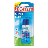 Loctite® Super Glue Gel Tubes, 0.07 oz, Dries Clear, 2/Pack (LOC1255800) Pack of 2