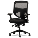HON® VL532 Mesh High-Back Task Chair, Supports Up to 250 lb, 17" to 20.5" Seat Height, Black (BSXVL532MM10) Each