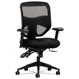 HON® VL532 Mesh High-Back Task Chair, Supports Up to 250 lb, 17" to 20.5" Seat Height, Black (BSXVL532MM10) Each