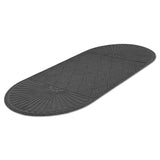 Guardian EcoGuard Diamond Floor Mat, Double Fan, 36 x 96, Charcoal (MLLEGDDF030804) Each