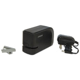 Universal® Half-Strip Electric Stapler with Staple Channel Release Button, 20-Sheet Capacity, Black (UNV43120) Each