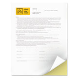 xerox™ Vitality Multipurpose Carbonless 2-Part Paper, 8.5 x 11, Canary/White, 5,000/Carton (XER3R12850) Carton of 2500