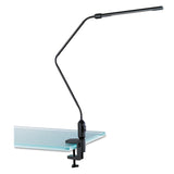 Alera® LED Desk Lamp With Interchangeable Base Or Clamp, 5.13w x 21.75d x 21.75h, Black (ALELED902B) Each