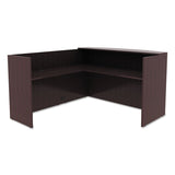 Alera® Alera Valencia Reversible Reception Return, 44.13w x 23.63d x 41.5h, Espresso (ALEVA324424ES) Each