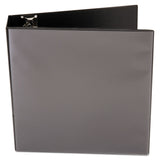 Universal® Slant D-Ring View Binder, 3 Rings, 3" Capacity, 11 x 8.5, Black (UNV20747) Each