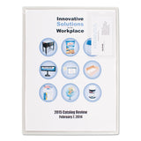 Advantus Kleer-File Poly Folder with ID Pocket, Letter Size, Transparent (AVTANG12) Each