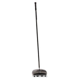 Rubbermaid® Commercial Floor and Carpet Sweeper, 44" Handle, Black/Gray (RCP421288BLA) Each