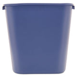 Rubbermaid® Commercial Deskside Recycling Container, Medium, 28.13 qt, Plastic, Blue (RCP295673BE) Each