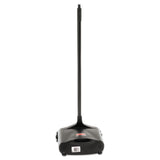 Rubbermaid® Commercial Lobby Pro Upright Dustpan with Wheels, 12.5w x 37h, Polypropylene with Vinyl Coat, Black (RCP253100BK) Each