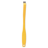 Rubbermaid® Commercial Synthetic-Fill Tile and Grout Brush, Black Plastic Bristles, 2.5" Brush, 8.5" Yellow Plastic Handle (RCP9B56BLA)