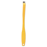 Rubbermaid® Commercial Synthetic-Fill Tile and Grout Brush, Black Plastic Bristles, 2.5" Brush, 8.5" Yellow Plastic Handle (RCP9B56BLA) Each