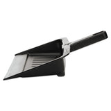 Rubbermaid® Commercial Heavy-Duty Dustpan, 8.25 x 12.25 , Polypropylene, Charcoal (RCP2005CHA) Each