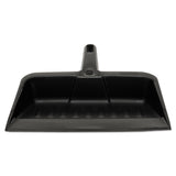 Rubbermaid® Commercial Heavy-Duty Dustpan, 8.25 x 12.25 , Polypropylene, Charcoal (RCP2005CHA) Each