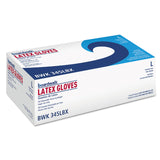 Boardwalk® General-Purpose Latex Gloves, Natural, Large, Powder-Free, 4.4 mil, 1,000/Carton (BWK345LCT) Case of 1000
