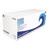 Boardwalk® Mediumweight Polypropylene Cutlery, Fork, White, 1000/Carton (BWKFORKMWPP) Case of 1000