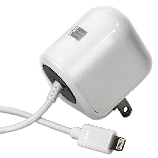 Case Logic® Dedicated Apple Lightning Home Charger, 2.1 A, White (BTHCLTCMF)