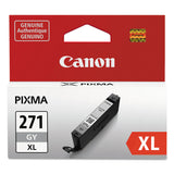 Canon® 0340C001 (CLI-271XL) High-Yield Ink, Gray (CNM0340C001) Each
