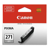 Canon® 0394C001 (CLI-271) Ink, Gray (CNM0394C001) Each