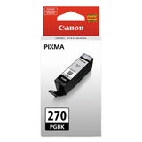 Canon® 0373C001 (PGI-270) Ink, Pigment Black (CNM0373C001) Each