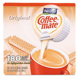 Coffee mate® Liquid Coffee Creamer, Original, 0.38 oz Mini Cups, 180/Carton (NES753032) Box of 180