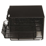 Safco® 3 Drawer Hospitality Organizer, 7 Compartments, 11.5 x 8.25 x 8.25, Black (SAF3275BL) Each