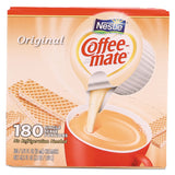 Coffee mate® Liquid Coffee Creamer, Original, 0.38 oz Mini Cups, 180/Carton (NES753032) Box of 180