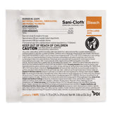 Sani-Cloth® Bleach Surface Disinfectant Cleaner Premoistened Germicidal Manual Pull Wipe 40 Count Individual Packet Chlorine Scent NonSterile (809669_BX) 40/BX