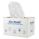 Inteplast Group Get Reddi Freezer Food Storage Bags, 0.5 mil, 27" x 37", Natural, 200/Carton (IBSPBR37HD) Case of 200