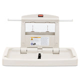 Rubbermaid® Commercial Sturdy Station 2 Baby Changing Table, 33.5 x 21.5, Platinum (RCP781888) Each