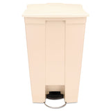 Rubbermaid® Commercial Step-On Receptacle, 23 gal, Polyethylene, Beige (RCP614600BG) Each