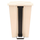 Rubbermaid® Commercial Step-On Receptacle, 23 gal, Polyethylene, Beige (RCP614600BG) Each