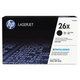 HP HP 26X, (CF226X) High-Yield Black Original LaserJet Toner Cartridge (HEWCF226X) Each